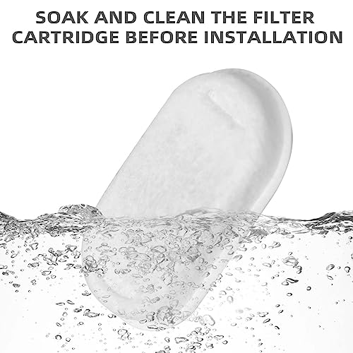 Cat Water Fountain Filter Compatible with Stainless Steel Dispenser (8 Count)
