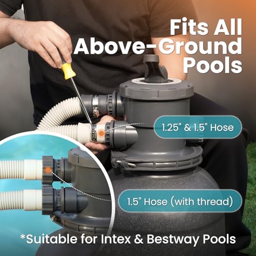 10" Sand Filter Pump for Above Ground Pool with Timer (10 inch(es))