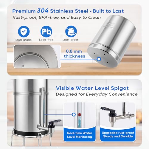 Gravity Fed Water Filter System