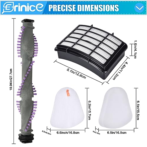 Filter Brush Roller Kit for Shark Navigator Lift Away Vacuum NV350
