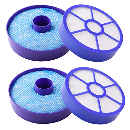 Set of HEPA Pre Motor and Post Motor Filter Replacement for DC33 Upright Vacuum Part 919563 (2 Count)