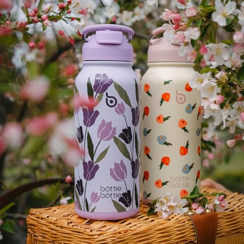 32oz Insulated Water Bottle with Pill Box