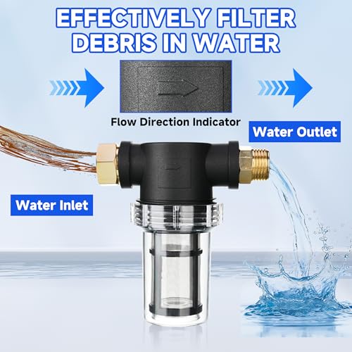 Garden Hose Filter for Pressure Washer Inlet (2 Count)