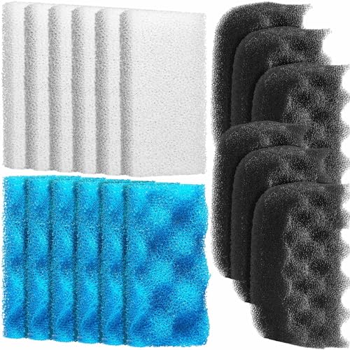 18 Pcs Filters Media Set Compatible with Fluval 106 (15 Count)