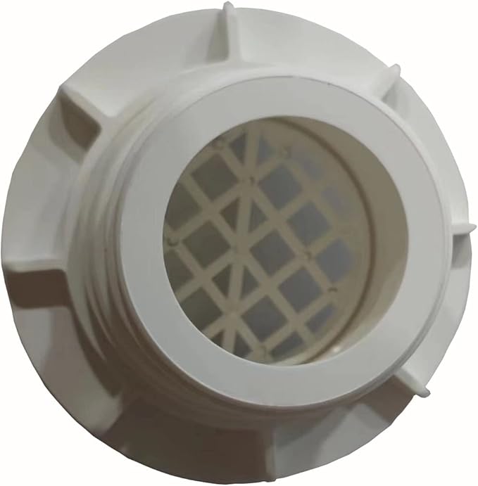 Threaded Inlet Strainer Kit Replacement for Above Ground Pool Setup and Pool Sand Filter Pump (with Filter Nut and Rubber Washer) - AquaVibe