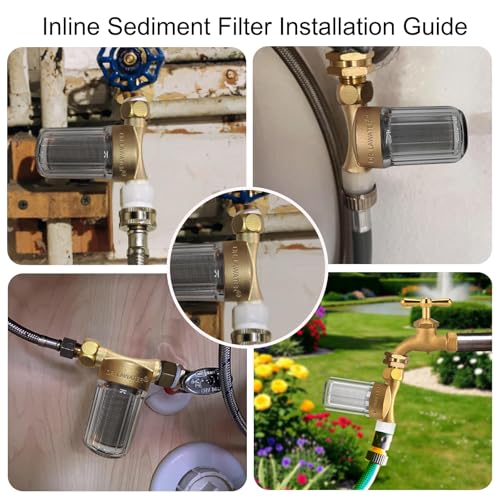 DR03 Reusable Brass Washer Wate Filter