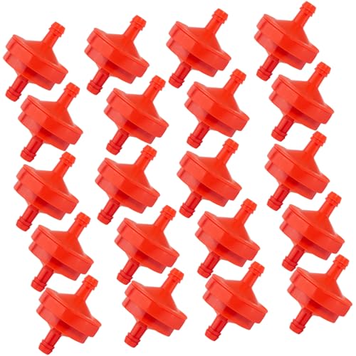 20 Pack 1 4" Inline Gas Fuel Filter Replaces for BS 298090 298090S 394358 JD AM107314 LG298090 LG298090S PT4265 Toro 42 (20 Count)