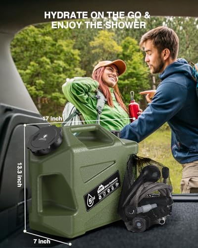 Portable Camping Shower with 5