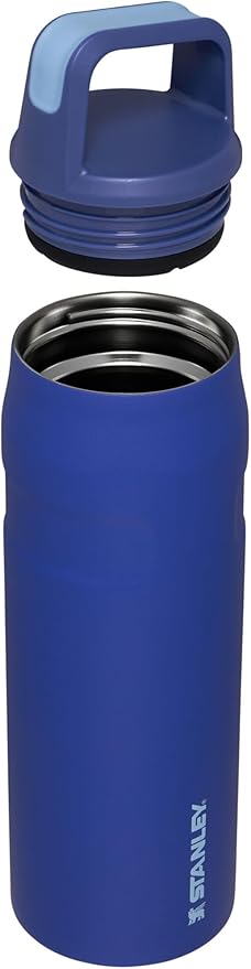 Stanley IceFlow Cap and Carry Water Bottle | Wide Mouth Twist Lid | Lightweight & Leakproof for Travel & Sports | Insulated Stainless Steel | BPA-Free