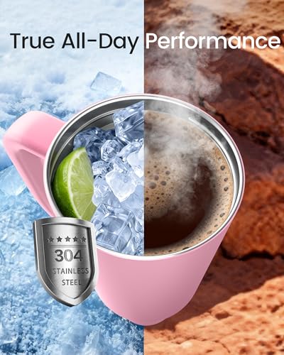 Insulated Mug 100% Leak Proof Insulated Water Bottle for Iced Coffee & Hot Drinks