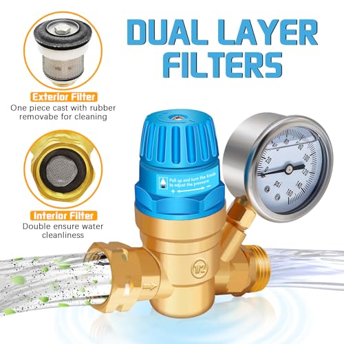 RV Water Pressure Regulator Kit