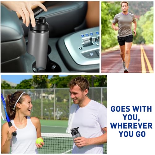 10 Pcs 13.5oz Aluminum Water Bottles Bulk (10 Count)