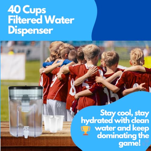 120 Gallon Long Life 40 Cups Water Filter Pitcher 1 Membrane Filter