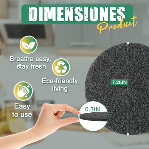 7.25 Inch Charcoal Filters 10