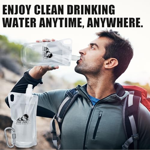 33oz Collapsible Water Bottles (9 Count)