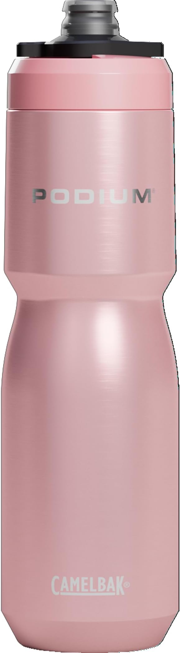CamelBak Podium Steel Insulated Stainless Steel Bike Water Bottle – For Cycling, Fitness & Sports- Fits Most Bike Cages, 22oz - Petal