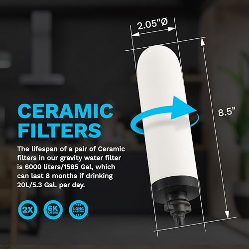 Ultra Gravity Water Filter Replacement Pack