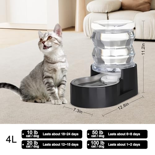 4L Gravity Cat Water Dispenser