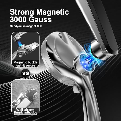 12 Inch High Pressure Rain Shower Head with Handheld Spray Combo