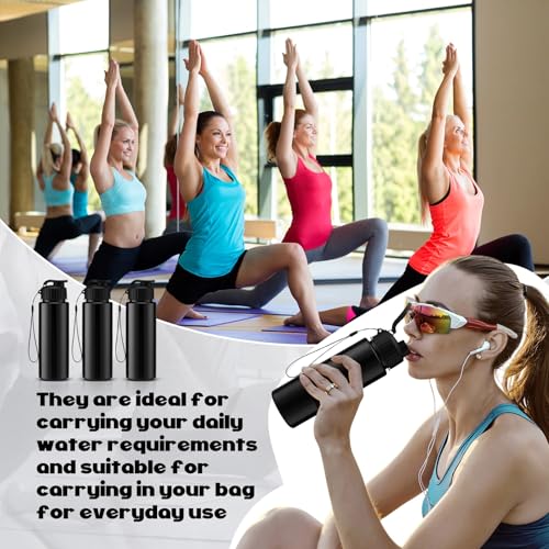 20 Pcs 17 Oz Plastic Water Bottles Bulk Sports (20 Count)