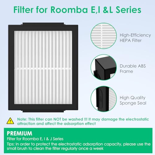 12 Pack Filter Replacements for i Robot Roomba E I & J Series (12 Count)