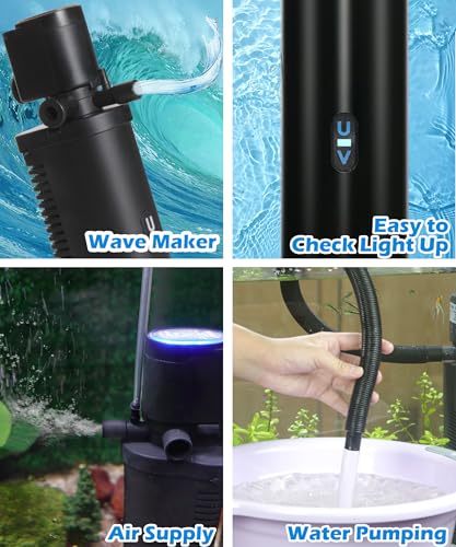 Aquarium Filter with 6W U