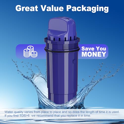 Water Filter Replacement for PUR Pitchers & Dispensers (6 Count)