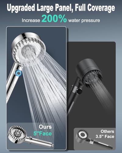 Filtered Shower Head with Handheld