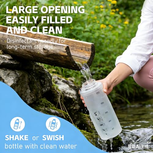 Collapsible Water Bottle with Filter System