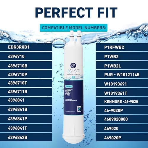 EDR3RXD1 Refrigerator Water Filter Replacement for EveryDrop Filter 3 (2 Count)