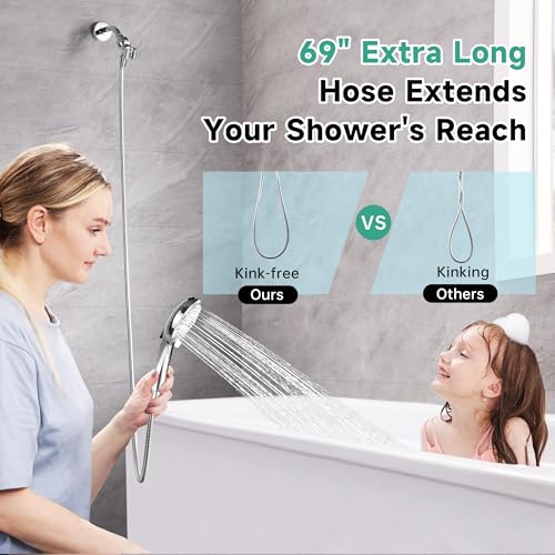 High Pressure Shower Head with Handheld