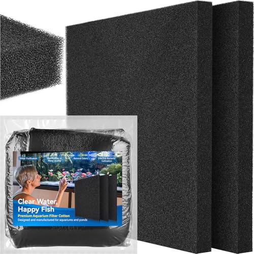 Aquarium Bio Filter Sponge Pad (2 Count)