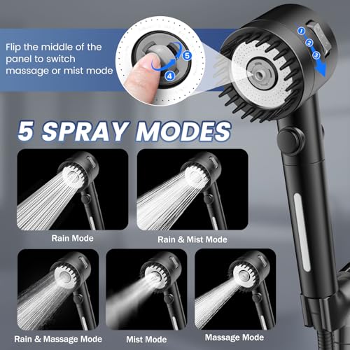 Filtered Shower Head with Handheld