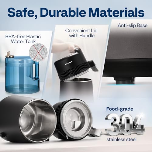 1.6 Gallon 6L 900W Water Distiller Countertop