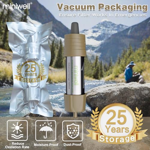 L630 Portable Water Filter with Upgraded Vacuum Packaging