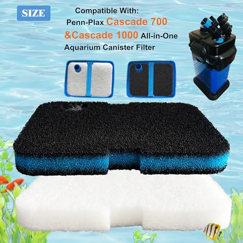 6Pcs Canister Filter Pads Refills for Cascade 700 (6 Count)