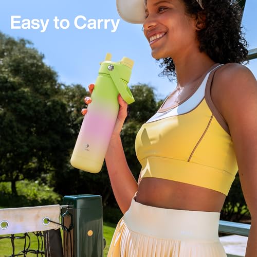 Insulated Water Bottle with Straw Stainless Steel Water Bottle