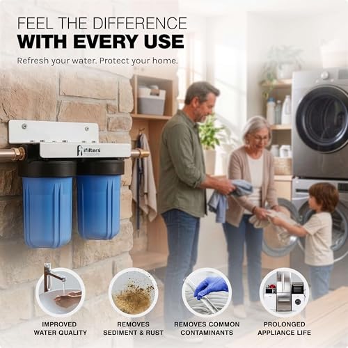 4.5 x 10 Sediment CTO Heavy Metals Well Water Filtration System