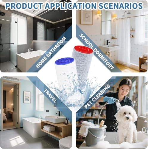 Replacement Filter Set Compatible with Weddell Duo Shower Water Filtration (8 Count)