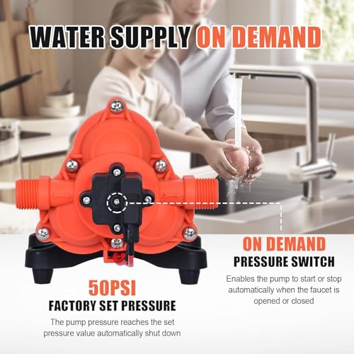 RV Water Pump on Demand Water Pressure Self