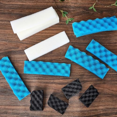 18 Pcs Bio Sponge Set Compatible with Fluval 406