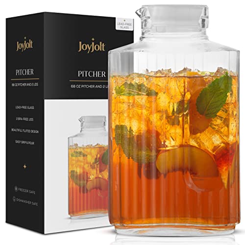 68oz Glass Pitcher with Lid
