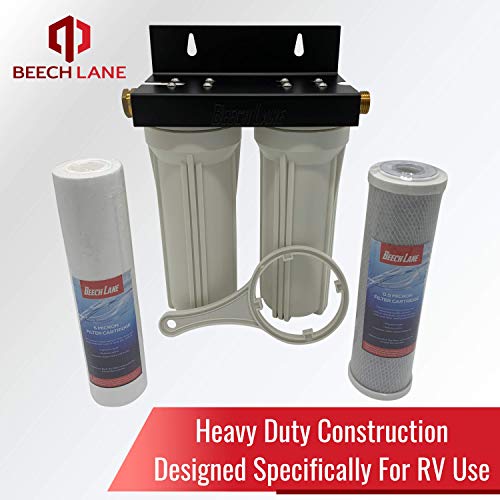 External RV Dual Water Filter System