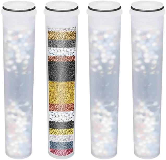 Replacement Filter for Showerhead Cartridge,Compatible with MakeFit SSJ731 Showerhead,Multi Stage Shower Filtration Systems for Hard Water,Reduces Chlorine.(4Pack)