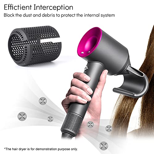Upgraded Hair Dryer Filter Cover Compatible with Dyson Supersonic HD01 HD03 HD07 HD08 Models