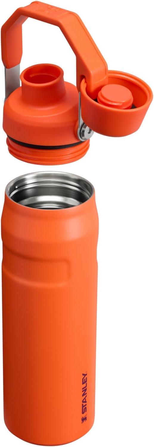 Stanley IceFlow Fast Flow Water Bottle | Angled Spout Lid | Lightweight & Leakproof for Travel & Sports | Insulated Stainless Steel | BPA-Free