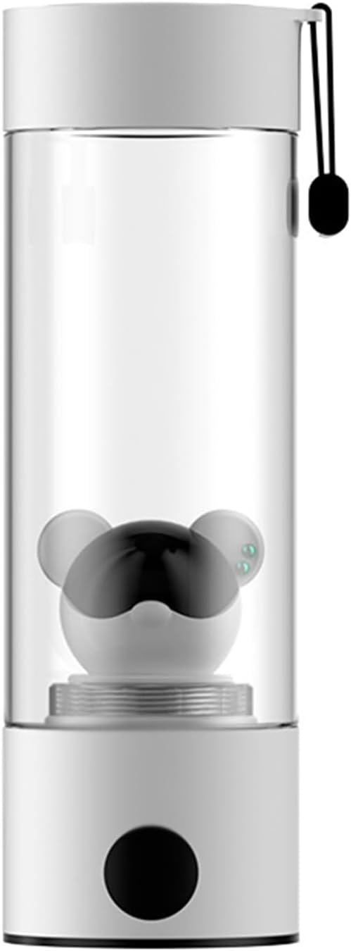 Portable Hydrogen Water Bottle Generator, Concentration up to 2000-5000PPB Ion Water Bottle, Water Ionizer Machine Suitable, for Office, Travel and Daily Drinking