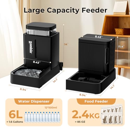 Gravity Dog Food and Water Dispenser