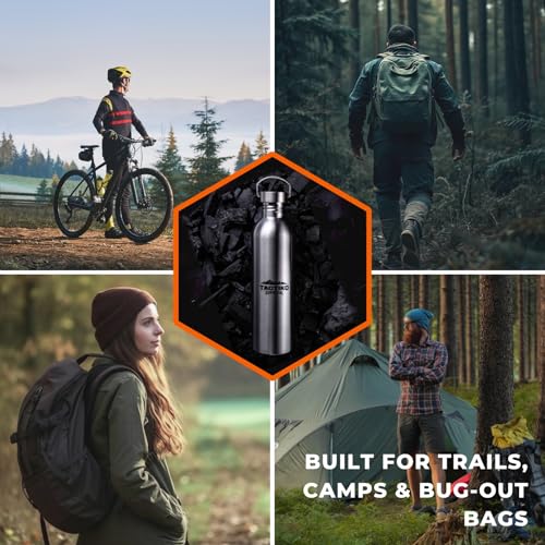 Tactiko Stainless Steel Wide Mouth Water Bottle
