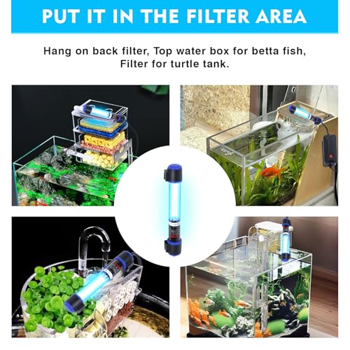 5W UVC Aquarium Light for Fish Tank and Pond
